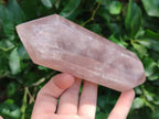Polished Double Terminated Gemmy Rose Quartz Crystals x 2 From Madagascar - Toprock Gemstones and Minerals 