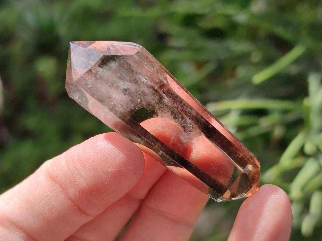 Polished Smokey Quartz Crystals x 12 From Madagascar