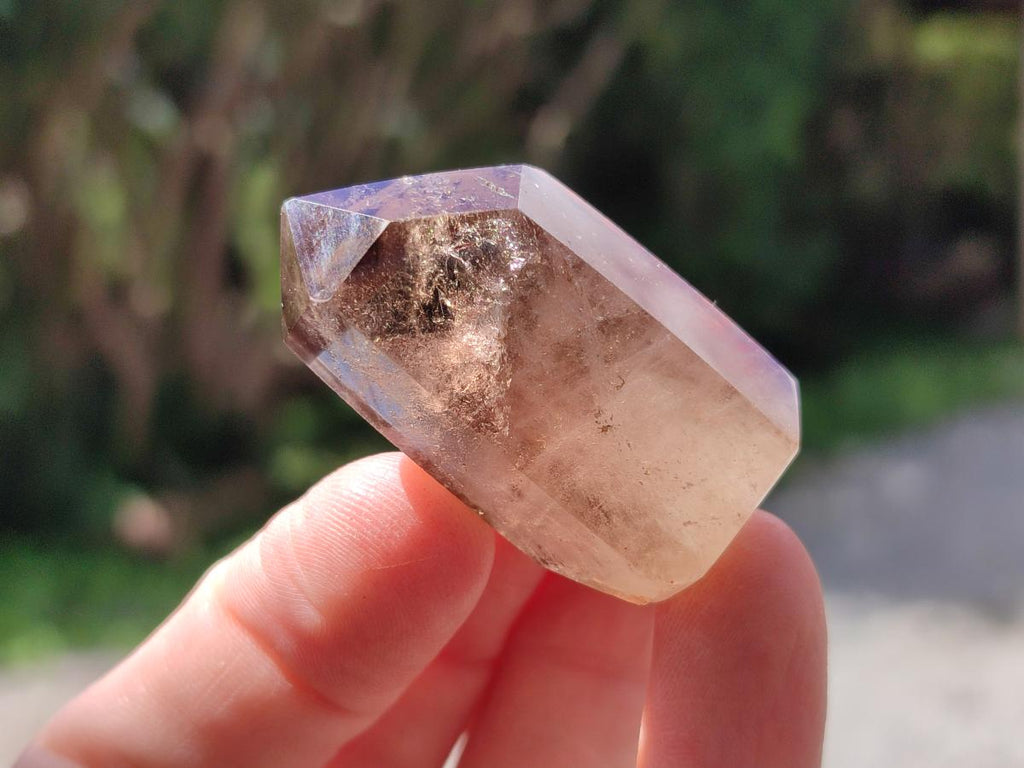 Polished Smokey Quartz Crystals x 12 From Madagascar