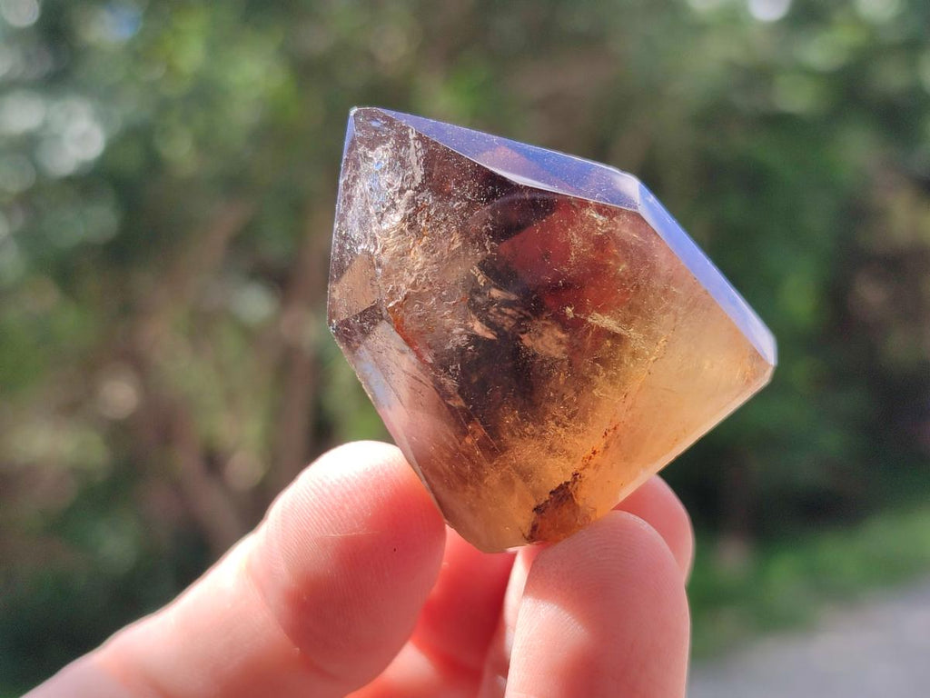 Polished Smokey Quartz Crystals x 12 From Madagascar