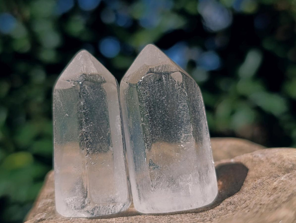 Polished Clear Quartz Crystals x 24 From Madagascar - Toprock Gemstones and Minerals 