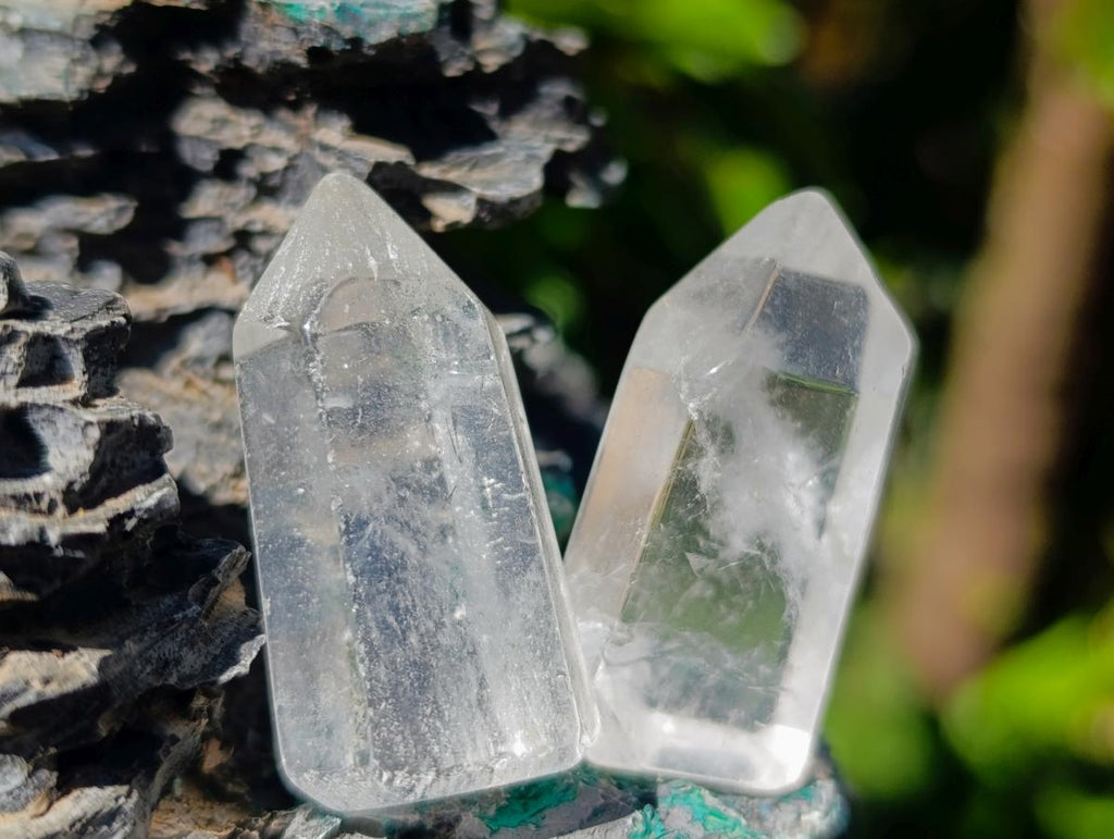 Polished Clear Quartz Crystals x 24 From Madagascar - Toprock Gemstones and Minerals 
