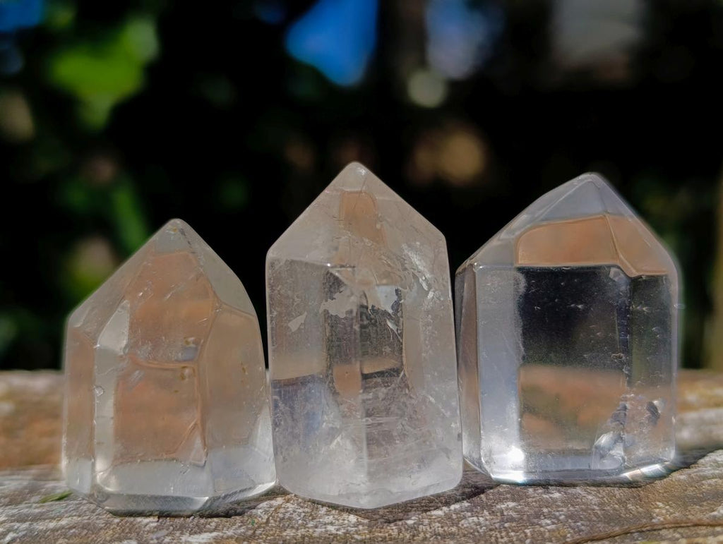 Polished Clear Quartz Crystals x 24 From Madagascar - Toprock Gemstones and Minerals 