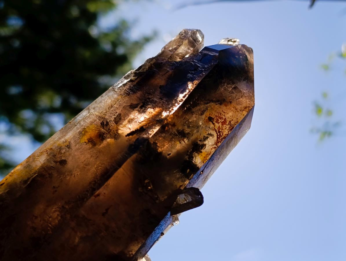 Natural Smokey Quartz Crystals x 3 From Zomba Plateau, Malawi - Toprock Gemstones and Minerals 