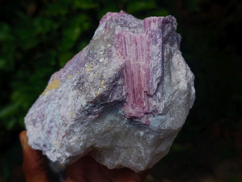 Natural Pink Rubellite Tourmaline Specimens x 2 From Karibib, Namibia - Toprock Gemstones and Minerals 