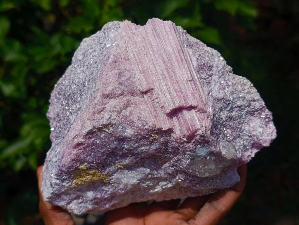 Natural Pink Rubellite Tourmaline Specimens x 2 From Karibib, Namibia - Toprock Gemstones and Minerals 