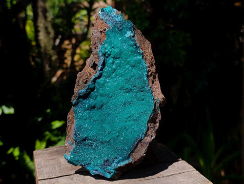 Natural Large Crystalline Malachite Specimen x 1 From Tenke Fungurume, Congo - Toprock Gemstones and Minerals 