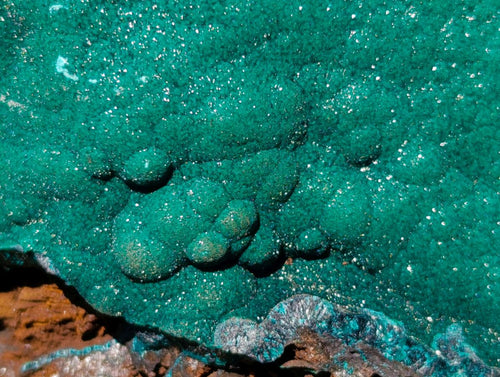 Natural Large Crystalline Malachite Specimen x 1 From Tenke Fungurume, Congo - Toprock Gemstones and Minerals 