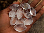Polished Rock Crystal Teardrop Free Forms x 70 From Amoron’i Mania, Madagascar - Toprock Gemstones and Minerals 