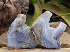 Natural Blue Lace Agate Specimens x 6 From Nsanje, Malawi - Toprock Gemstones and Minerals 