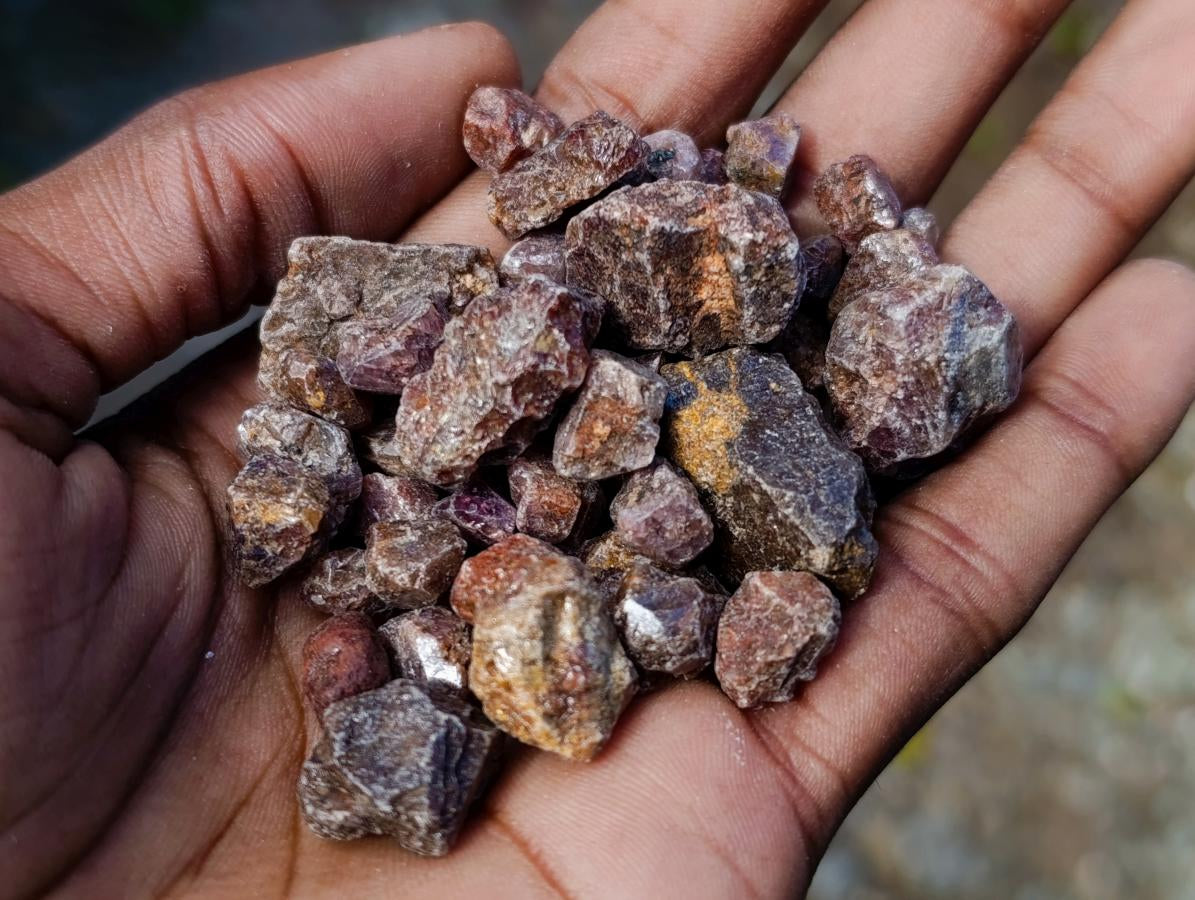 Natural Rare Adamantine Zircon Crystals x 1,82 Kg From Malawi - Toprock Gemstones and Minerals 