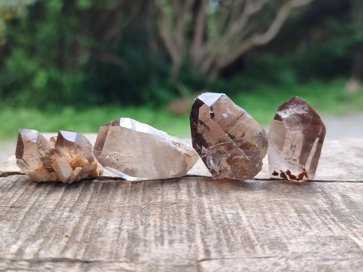 Natural Smokey Quartz Crystals x 70 From Zomba Plateau, Malawi - Toprock Gemstones and Minerals 