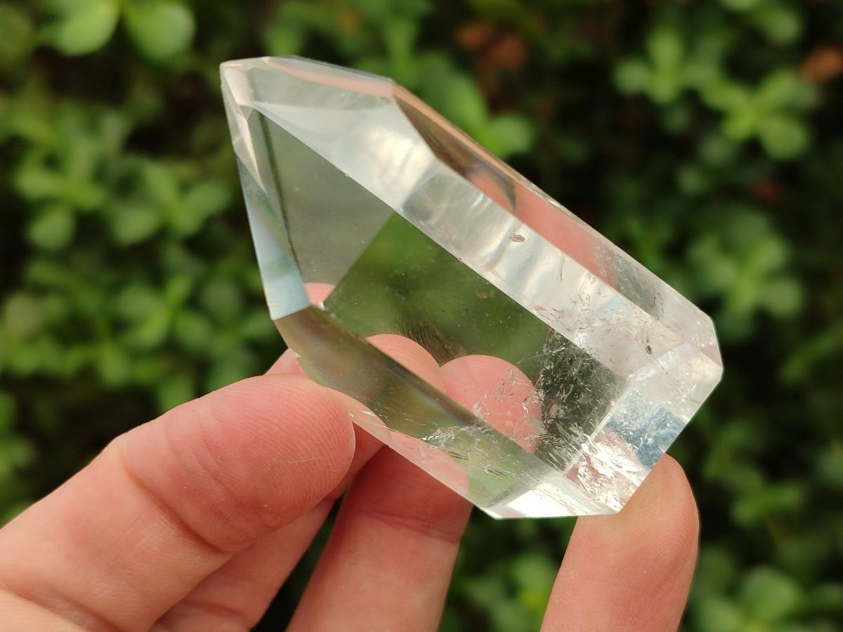 Polished Clear Phantom Quartz Display Crystals x 24 From Madagascar - Toprock Gemstones and Minerals 