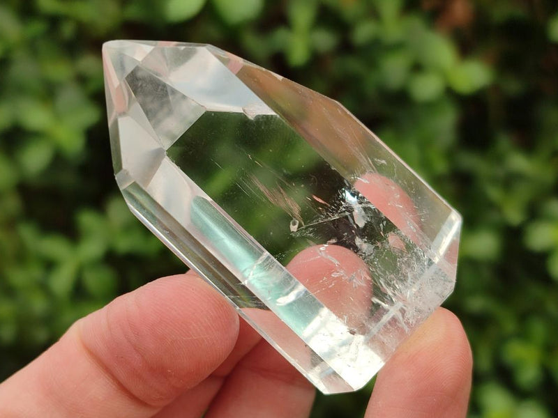 Polished Clear Phantom Quartz Display Crystals x 24 From Madagascar - Toprock Gemstones and Minerals 