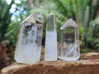 Polished Clear Phantom Quartz Display Crystals x 24 From Madagascar - Toprock Gemstones and Minerals 