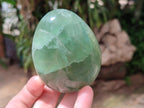 Polished Green Fluorite Standing Free Forms x 3 From Madagascar - Toprock Gemstones and Minerals 