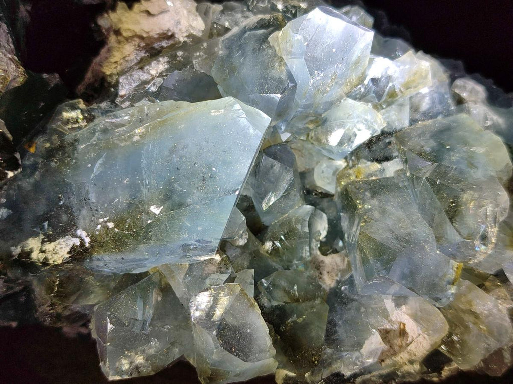 Natural Blue Celestite Specimens x 3 From Sakoany, Madagascar - Toprock Gemstones and Minerals 