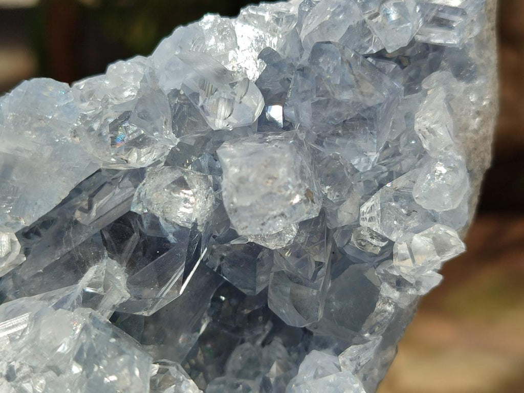 Natural Blue Celestite Specimens x 3 From Sakoany, Madagascar - Toprock Gemstones and Minerals 