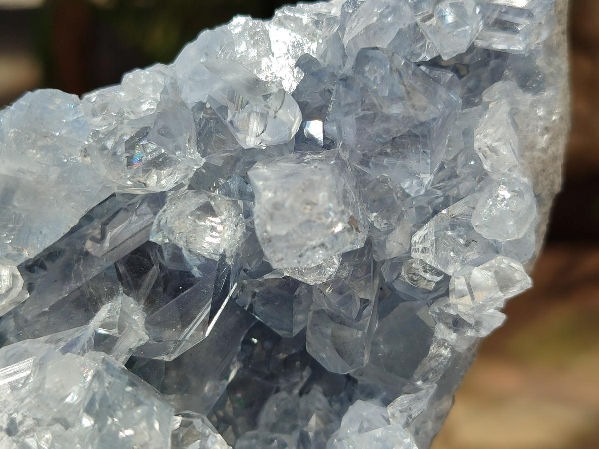 Natural Blue Celestite Specimens x 3 From Sakoany, Madagascar - Toprock Gemstones and Minerals 