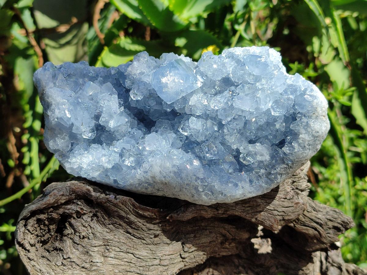 Natural Blue Celestite Specimens x 3 From Sakoany, Madagascar - Toprock Gemstones and Minerals 