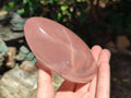 Polished Gemmy Rose Quartz Standing Free Forms x 3 From Madagascar - Toprock Gemstones and Minerals 