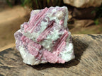 Natural Pink Rubellite Tourmaline Specimens x 6 From Karibib, Namibia - Toprock Gemstones and Minerals 