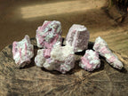 Natural Pink Rubellite Tourmaline Specimens x 6 From Karibib, Namibia - Toprock Gemstones and Minerals 