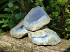 Natural Blue Lace Agate Geode Specimens x 24 From Nsanje, Malawi - Toprock Gemstones and Minerals 
