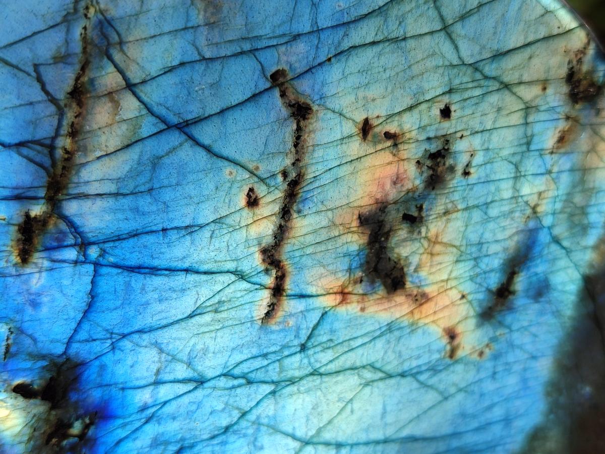 Polished Labradorite Standing Free Forms x 2 From Madagascar - Toprock Gemstones and Minerals 