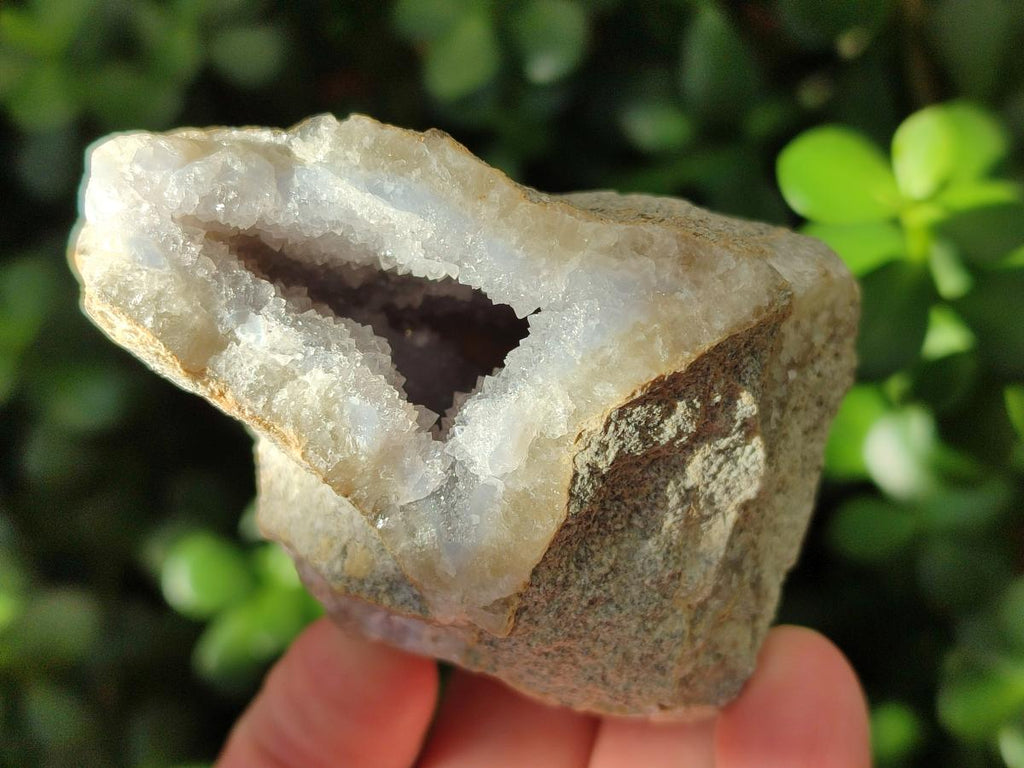 Natural Blue Lace Agate Geode Specimens x 12 From Nsanje, Malawi - Toprock Gemstones and Minerals 