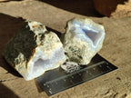 Natural Blue Lace Agate Geode Specimens x 12 From Nsanje, Malawi - Toprock Gemstones and Minerals 