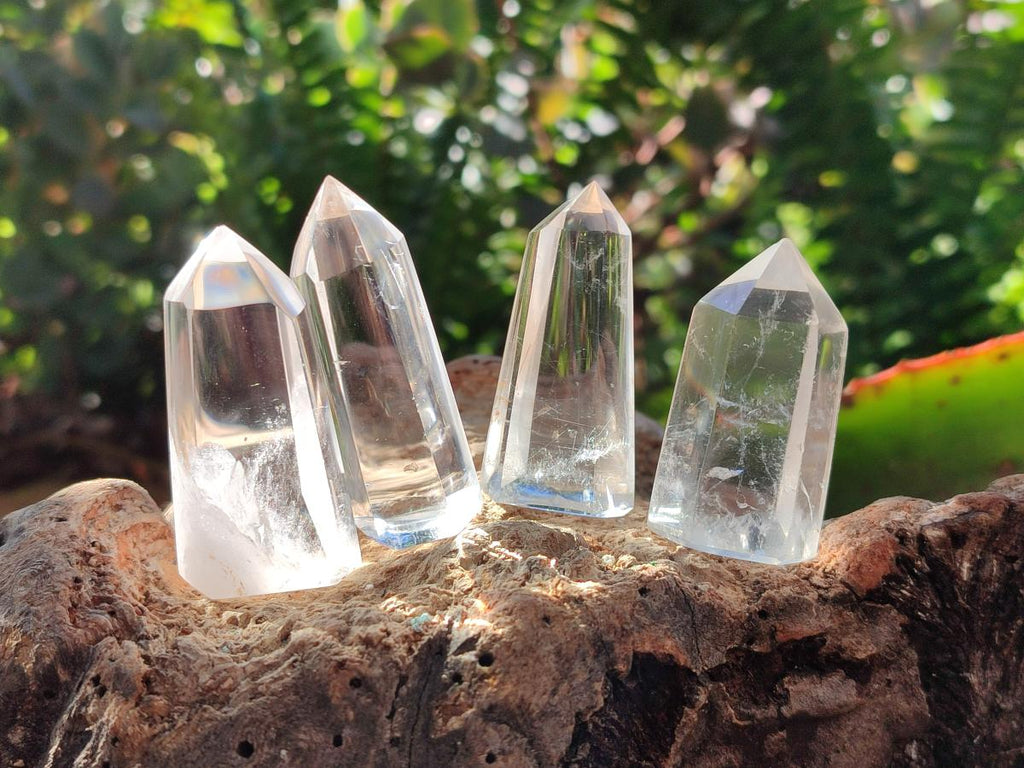 Polished Clear Quartz Display Crystals x 35 From Madagascar - Toprock Gemstones and Minerals 