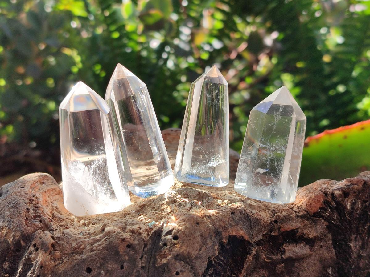 Polished Clear Quartz Display Crystals x 35 From Madagascar - Toprock Gemstones and Minerals 