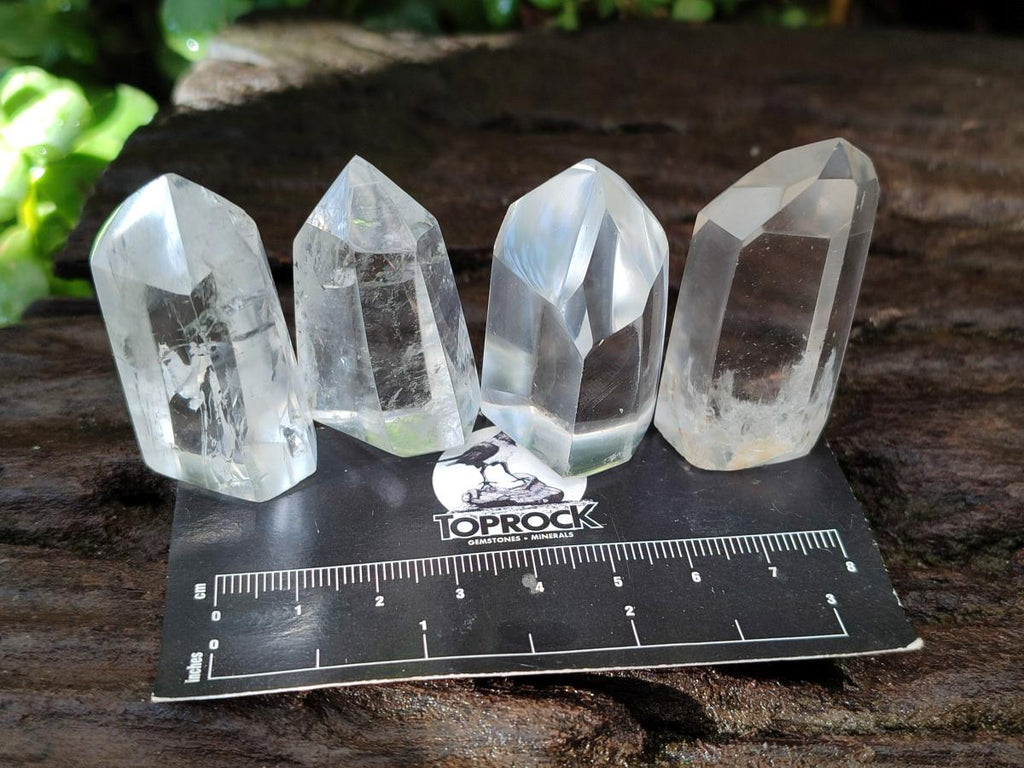 Polished Clear Quartz Display Crystals x 35 From Madagascar - Toprock Gemstones and Minerals 