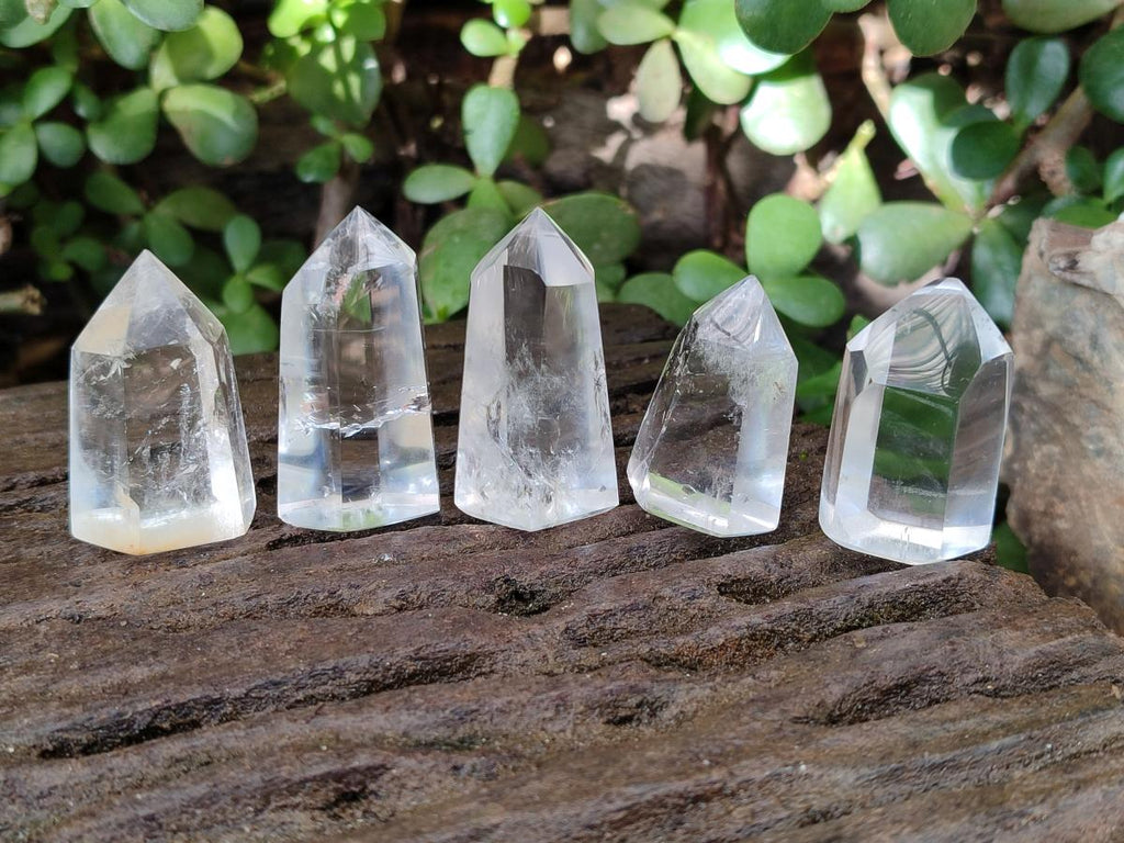 Polished Clear Quartz Display Crystals x 35 From Madagascar - Toprock Gemstones and Minerals 
