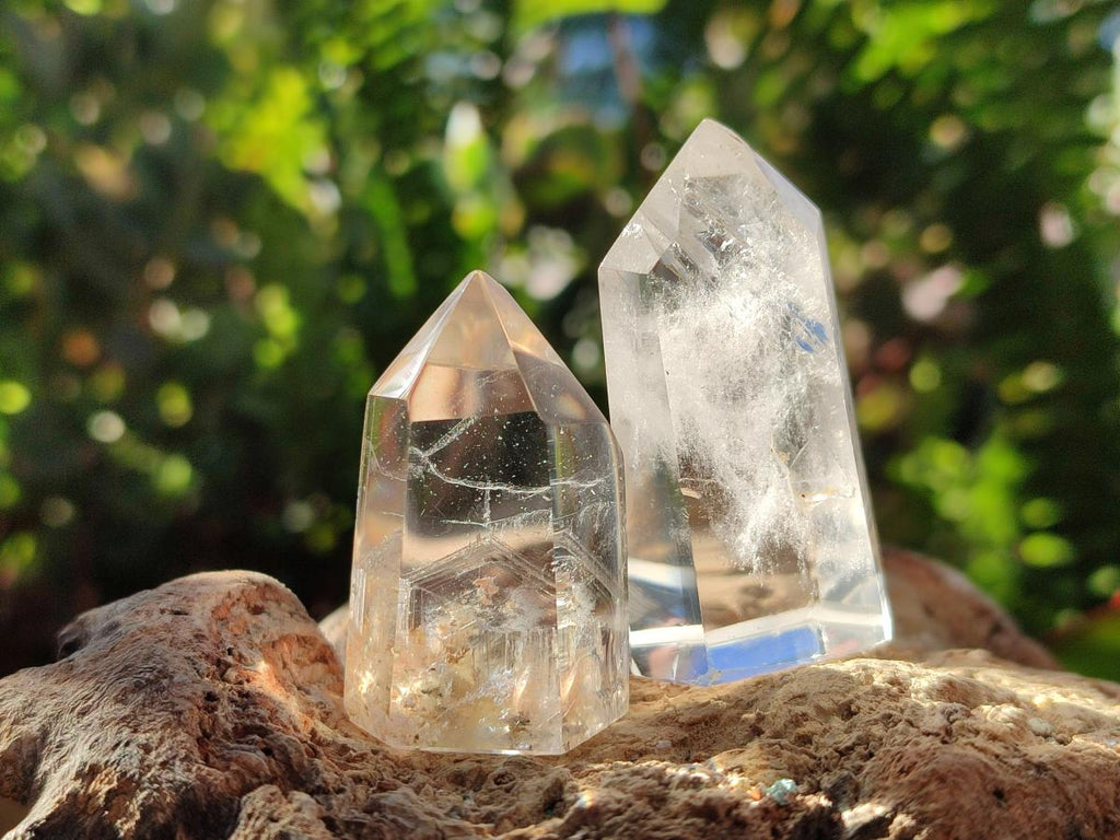 Polished Clear Quartz Display Crystals x 35 From Madagascar - Toprock Gemstones and Minerals 