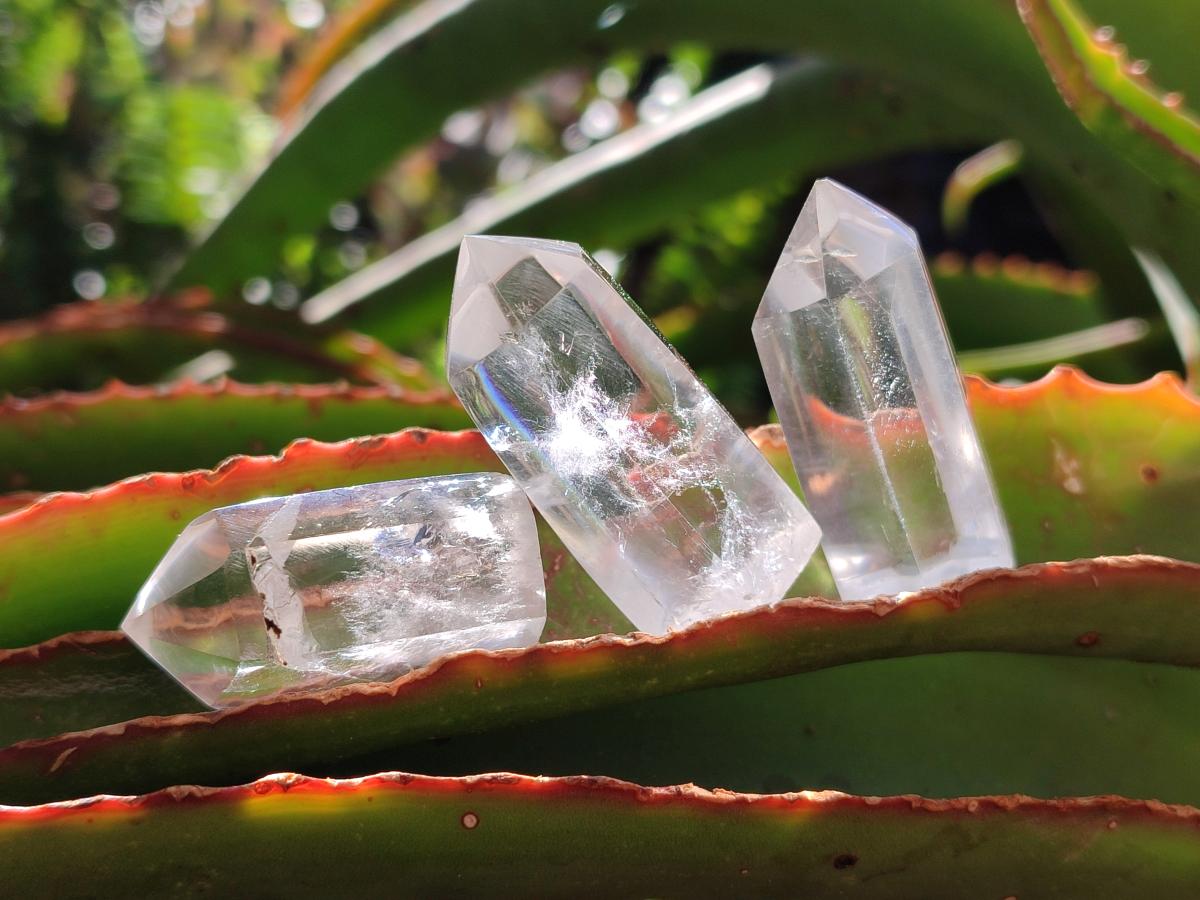 Polished Clear Quartz Display Crystals x 35 From Madagascar - Toprock Gemstones and Minerals 