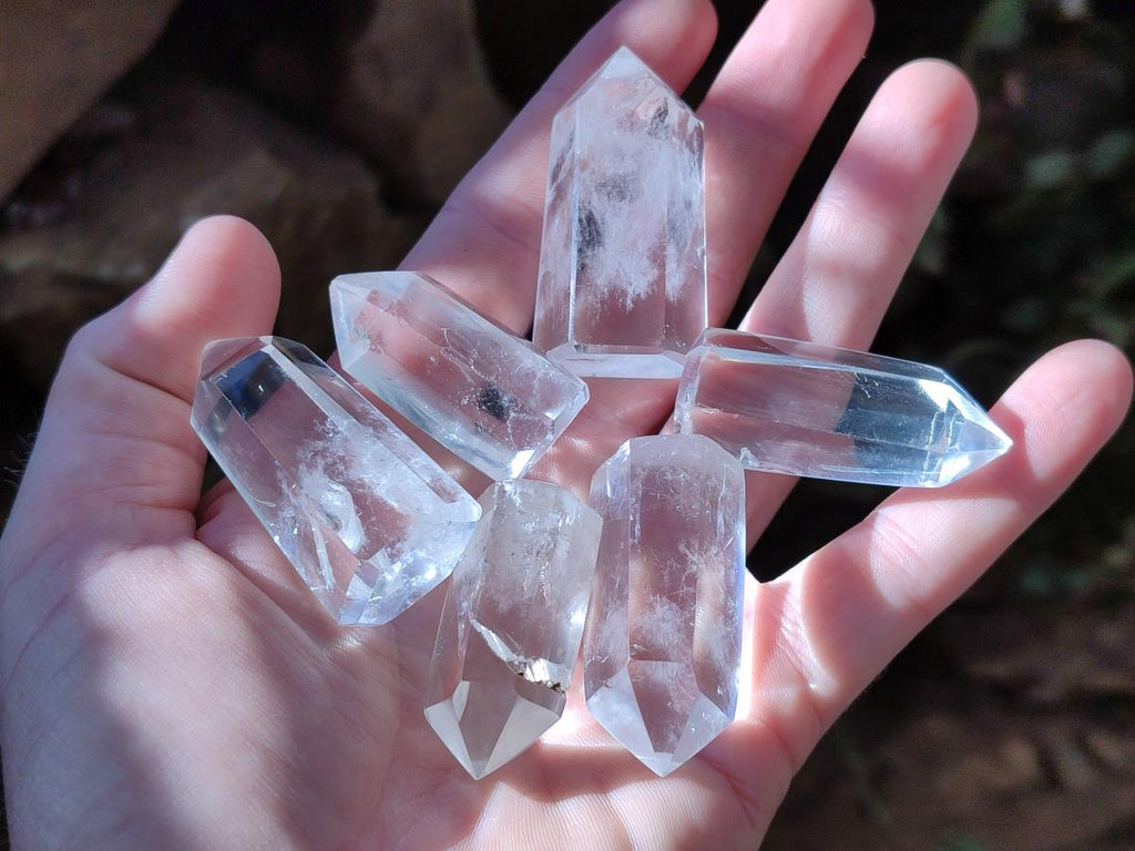 Polished Clear Quartz Display Crystals x 35 From Madagascar - Toprock Gemstones and Minerals 