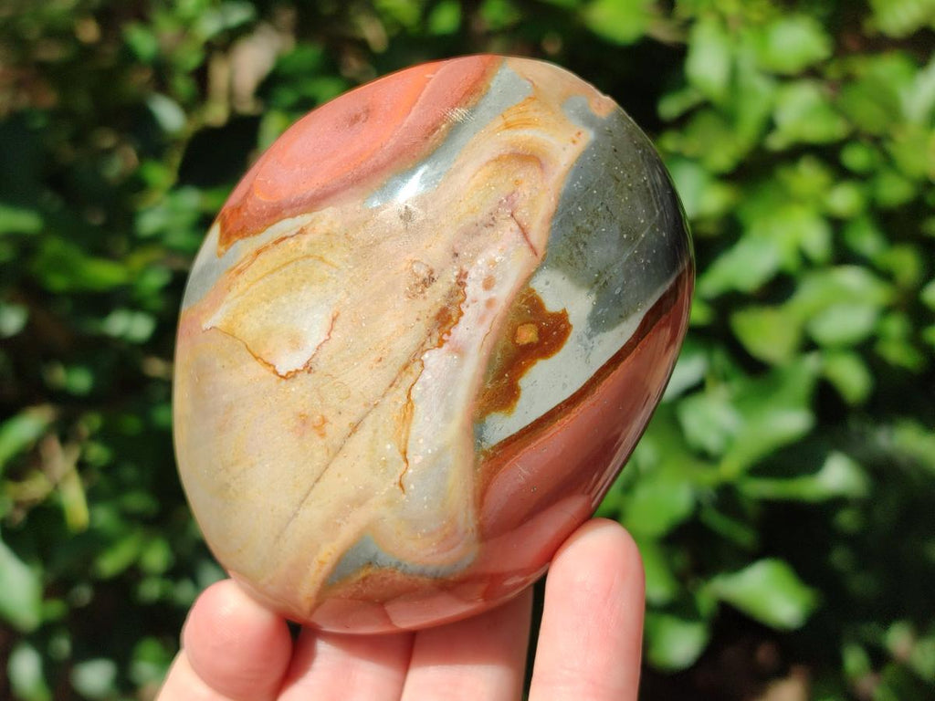 Polished Polychrome Jasper Nodules and a Sphere x 6 From NW Coast, Madagascar - Toprock Gemstones and Minerals 