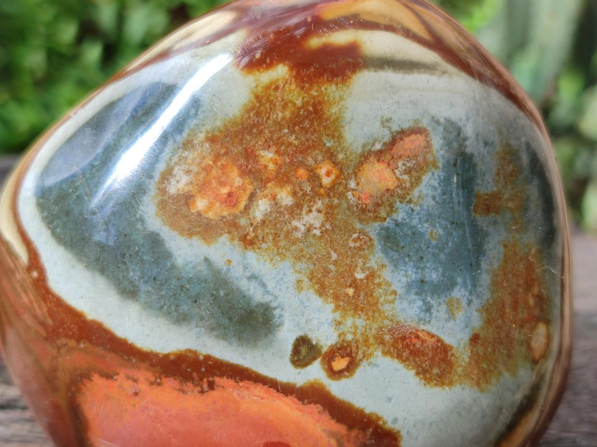 Polished Polychrome Jasper Nodules and a Sphere x 6 From NW Coast, Madagascar - Toprock Gemstones and Minerals 