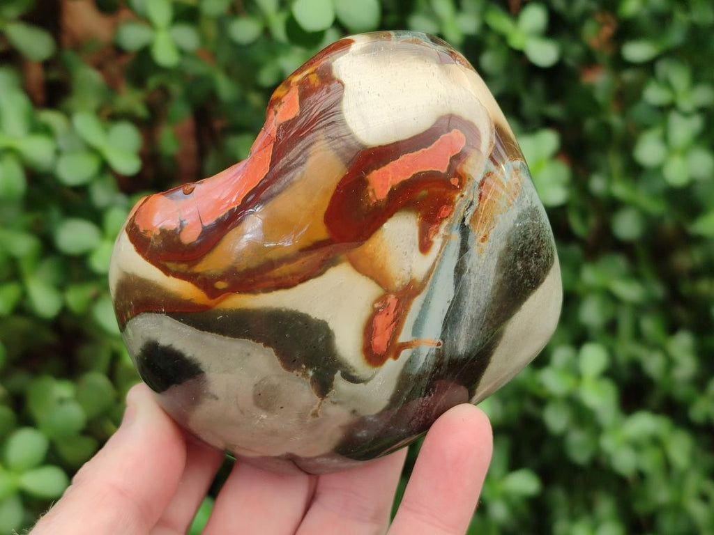 Polished Polychrome Jasper Nodules and a Sphere x 6 From NW Coast, Madagascar - Toprock Gemstones and Minerals 