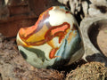 Polished Polychrome Jasper Nodules and a Sphere x 6 From NW Coast, Madagascar - Toprock Gemstones and Minerals 