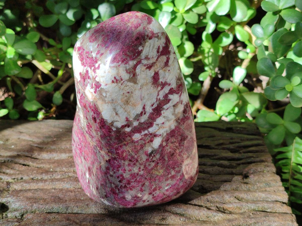 Polished Rubellite Pink Tourmaline Standing Free Form x 1 From Ambatondrazaka, Madagascar - Toprock Gemstones and Minerals 