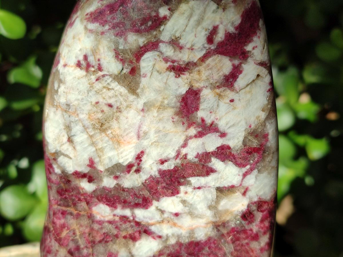 Polished Rubellite Pink Tourmaline Standing Free Form x 1 From Ambatondrazaka, Madagascar - Toprock Gemstones and Minerals 