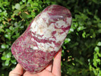 Polished Rubellite Pink Tourmaline Standing Free Form x 1 From Ambatondrazaka, Madagascar - Toprock Gemstones and Minerals 