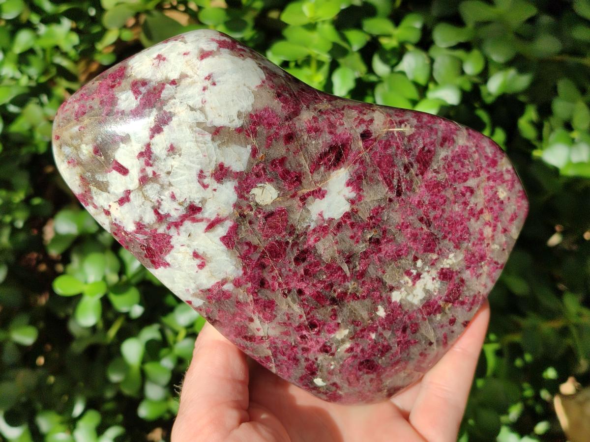 Polished Rubellite Pink Tourmaline Standing Free Form x 1 From Ambatondrazaka, Madagascar - Toprock Gemstones and Minerals 