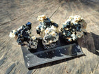 Natural Schorl Black Tourmaline with Feldspar and Hyalite Opal x 12 From Erongo, Namibia - Toprock Gemstones and Minerals 