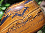 Polished Banded Tigers Eye with Banded Iron Stone Jasper Free Forms x 12 From South Africa - Toprock Gemstones and Minerals 