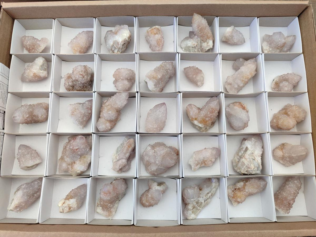 Natural Lilac Amethyst Spirit Quartz Clusters x 35 From Boekenhouthoek, South Africa - Toprock Gemstones and Minerals 