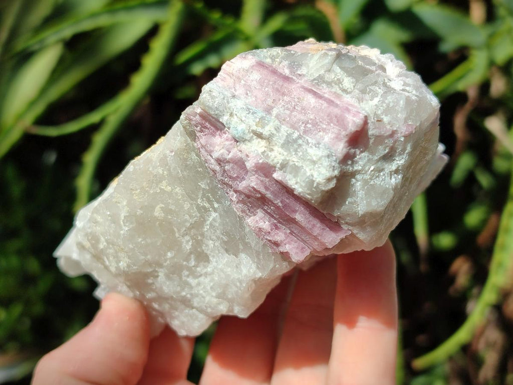 Natural Pink Rubellite Tourmaline Specimens x 3 From Karibib, Namibia - Toprock Gemstones and Minerals 